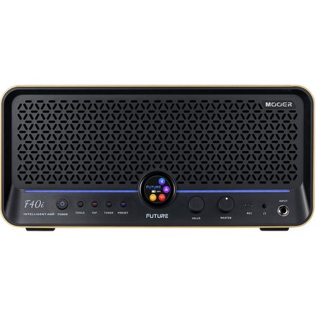 Mooer F40iLI/BSR Future Şarjlı 40W Stereo Akıllı Gitar Amfisi Black Stellar Ring