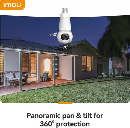 Imou 5 Mp Kablosuz Ampul Kamera (Bulb Cam) (IPC-S6DP-5M0WEB)