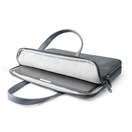 Tomtoc H21-C01G01 - A11D3G1 13.5" Gri TheHer/Versatile Serisi Notebook El Çantası