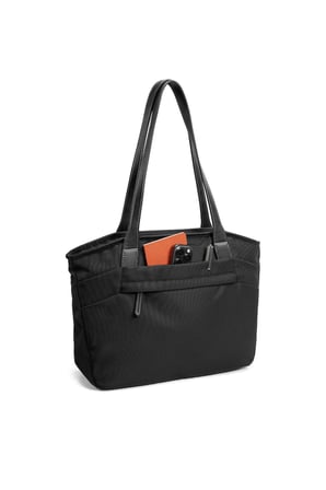 Versatile T23 13.5 Inç/14L Siyah Tote Bag Laptop Notebook Omuz Çantası - T23m1d1