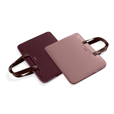Tomtoc A21C1P1 - A21D3P1 13.5" Bordo/Pembe TheHer/Light Serisi Notebook El Çantası