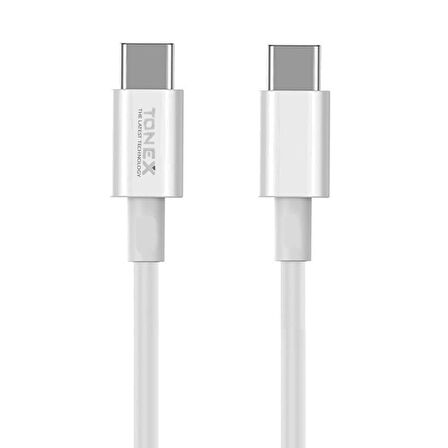 Tonex TA-38W PD + USB-A Type-C to Type-C Kablolu Araç İçi Şarj Aleti Set