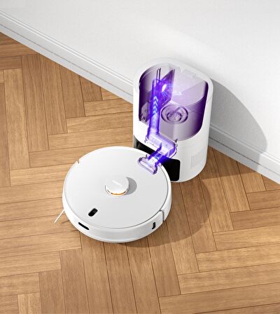 Lydsto R1 Pro Toz Toplama Üniteli Akıllı Robot Süpürge Beyaz - (Lydsto Türkiye Garantili)