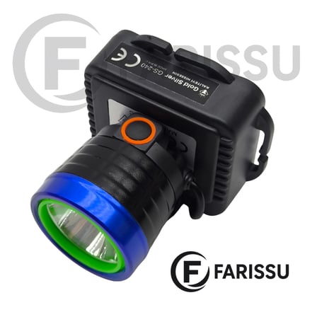 Gold Silver GS-240 20W LED Şarj Edilebilir Kafa Lambası - 400m Menzilli Ultra Hafif Kafa Feneri