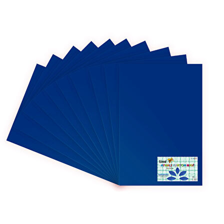Lino Aynalı (Metalik) Karton Mavi 10'lu (50x70 cm)