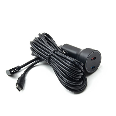 Viofo D6000 A329 / A329S / A229 Ultra Uyumlu Type-C Dual USB Çakmaklık Şarj Adaptörü