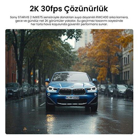 Viofo RWC400 IP67 Su Geçirmez A329 Serisi ile Uyumlu 2K HDR 30FPS Dış Arka Kamera