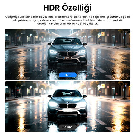 Viofo RWC400 IP67 Su Geçirmez A329 Serisi ile Uyumlu 2K HDR 30FPS Dış Arka Kamera