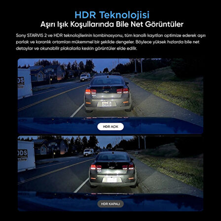 Viofo RWE800 A229 Ultra Uyumlu 4K Ultra HD IP67 Su Geçirmez Dış Arka Kamera