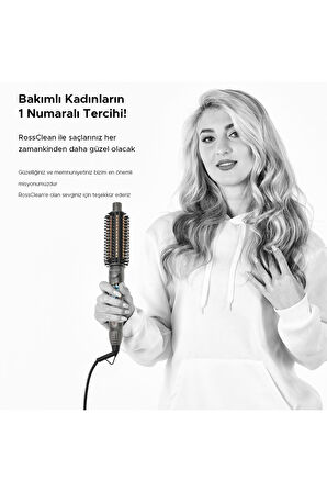Favored Volumizer Pro 2in1 Led Ekranlı Saç Düzleştirici ve Şekillendirici Fırça