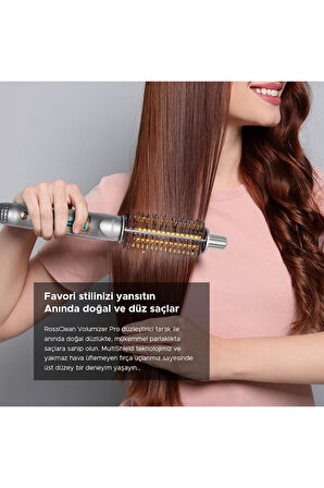 Favored Volumizer Pro 2in1 Led Ekranlı Saç Düzleştirici ve Şekillendirici Fırça