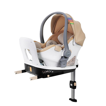 BeBeBus Cocoon+ Pro Bebek Oto Koltuğu (Kızaklı) Gold (Türkiye Garantili)