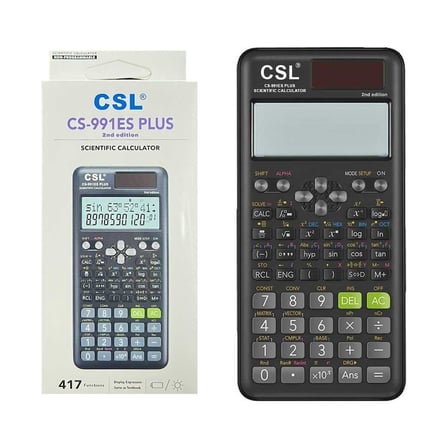 Hesap Makinesi CS-991ES Plus Fonksiyonlu Siyah 417 Functions