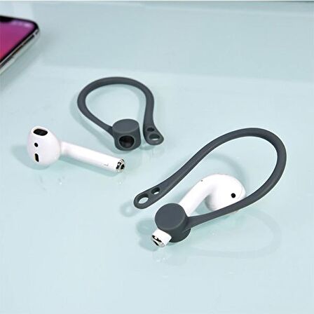 Kuulaa Apple Airpods Uyumlu Çengeli Kulaklık Kancası Tutucu Anti-Lost