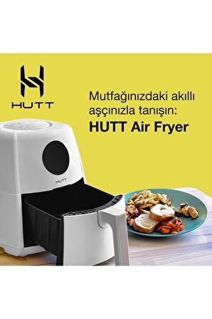 Yağsız Fritöz Airfryer, 3.5 Litre Kapasite, Akıllı LCD Ekran Dokunmatik Kontrol