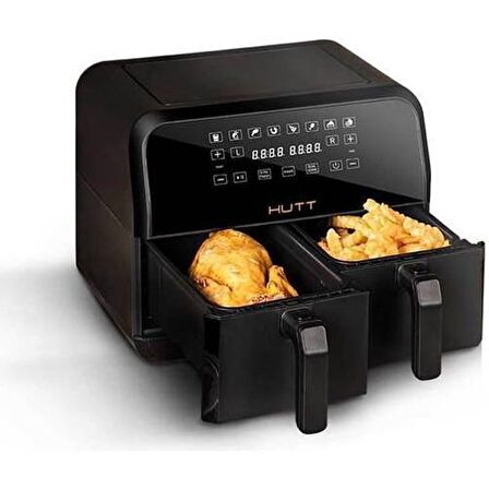 Hutt D8 8 lt Yağsız Airfryer Siyah