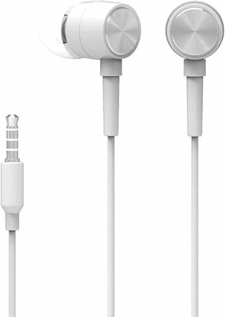 Hp DHH-1111-WT Kablolu Kulakiçi 3.5mm Jack Mikrofonlu Beyaz Kulaklık