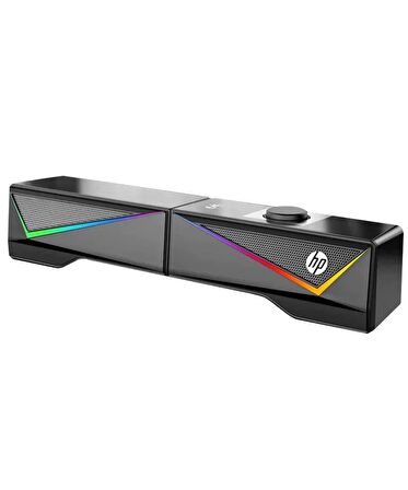 HP DHE-6005 Kablolu Dokunmatik RGB 6 Watt Streo Bölünebilir Gaming Hoparlör