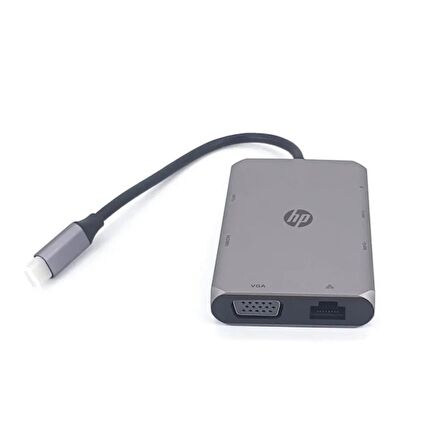 HP 7 in 1 Docking Station Type-C to 3*USB 3.0 + 1*Type-C + 1*RJ45(1000M) + 1*HDMI + 1*VGA