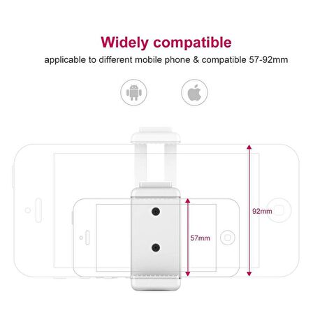 Ulanzi ST-07 Telefon Tripod Standı Beyaz