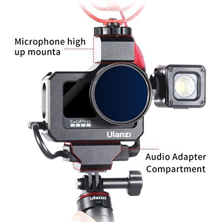 Ulanzi G9-5 Gopro Hero 9 Vlog Case Metal Çerçeve