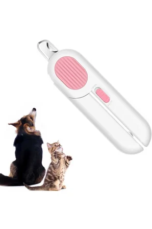 Kedi Köpek Tırnak Makası Evcil Hayvanlar Için Korumalı Led'li (Karışık Renk)