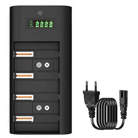 PİL ŞARJ CİHAZI UNIVERSAL EKRANLI 9V/AA/AAA/C/D Nİ-MH Nİ-CD BESTON BST-C9046WL