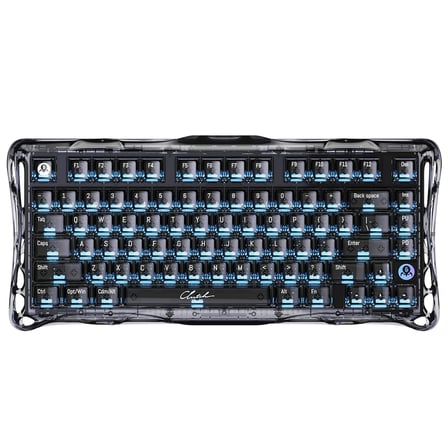 GravaStar Mercury V75 Lite Manyetik Switch Gaming Klavye, Kablolu, İngilizce Q, Onyx Crystal