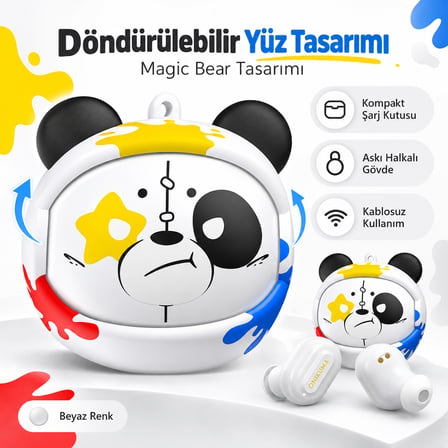 ONIKUMA T20 White TWS Bluetooth Gaming Kulakiçi Kulaklık