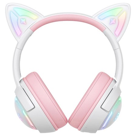 ONIKUMA GT838 Pink RGB Kablosuz Gaming Kulaklık