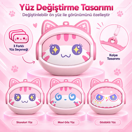 ONIKUMA TX603 Pink TWS Bluetooth Gaming Kulakiçi Kulaklık