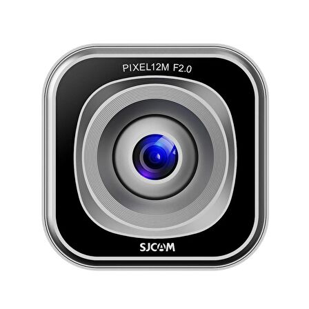 SJCAM M2 4K 12MP F2.0 Adaptif Parlaklık CMOS Sensör Metal Kasa 70° Lens Açısı Webcam Kamerası Gümüş