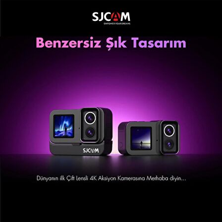 Sjcam SJ20 Dual Lens 4K Aksiyon Kamera