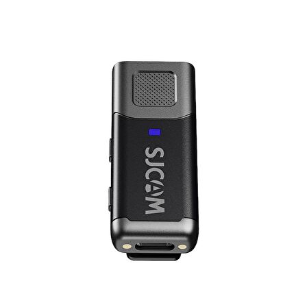 SJCAM M3 WiFi Çift Vericili Gürültü Engelleme 135 Metre Menzil 120dB Pik 950mAh Kutu Batarya 28 Saat Pil Ömrü Minimal Tasarım Kablosuz Mikrofon Siyah