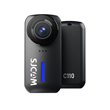 SJCAM C110 4K EIS WiFi f2.0 15MP 125° IP65 30 Metre Su Geçirmez Mini Aksiyon Kamerası Siyah