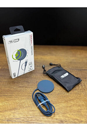 TE-DOS Wireless Charging Support PD Fast Charge Magsafe Şarj USB Type-C