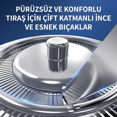 RQ8860 Erkek Bakım ve Tıraş Seti – 5 Bıçaklı Şarj Edilebilir Kel Kafa ve Yüz Tıraş Makinesi