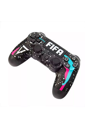 PS4-PC-Android BOX-Android-IOS Telefon Tablet Uyumlu Futbol Temalı Titreşimli Bluetooth Oyun Kolu