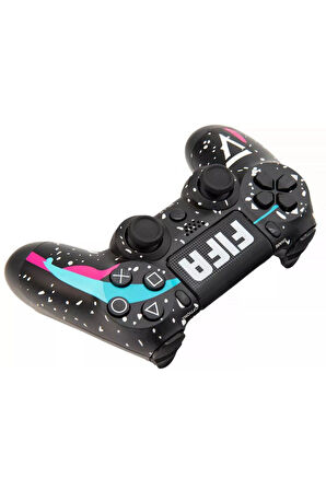 PS4-PC-Android BOX-Android-IOS Telefon Tablet Uyumlu Futbol Temalı Titreşimli Bluetooth Oyun Kolu