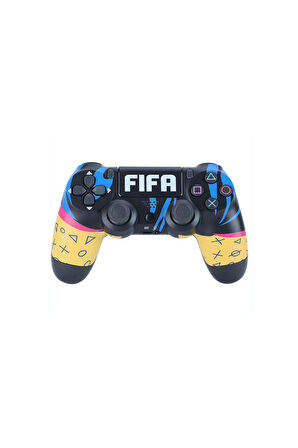 PS4-PC-Android BOX-Android-IOS Telefon Tablet Uyumlu Futbol Temalı Titreşimli Bluetooth Oyun Kolu