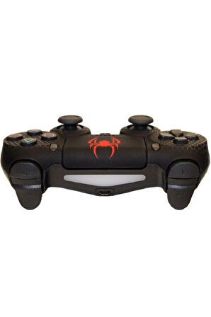 PS4-PC-Android BOX-Android-IOS Telefon Tablet Uyumlu Spıder-Man Tema Titreşimli Bluetooth Oyun Kolu