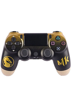 PS4-PC-Android BOX-Android-IOS Telefon Tablet Uyumlu Mortal Kombat Tema Titreşim Bluetooth Oyun Kolu