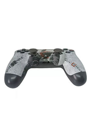 PS4-PC-Android BOX-Android-IOS Telefon Tablet Uyumlu God Of War Temalı Titreşim Bluetooth Oyun Kolu