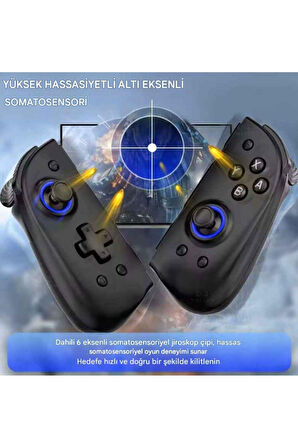 Joy-04 Switch/switch Lite/switch Oled Makro Tuşlu Joy-con Oyun Kolu
