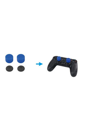 Sony Ps5/ps4/ps3 Uyumlu Yüksek Analog Koruyucu Silikon Pad Seti