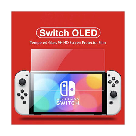 Nintendo Switch OLED Ekran Koruyucu Kırılmaz Cam