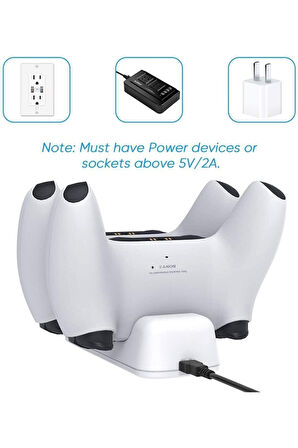Ps5 Dualsense Şarj Dock Göstergeli Pinli