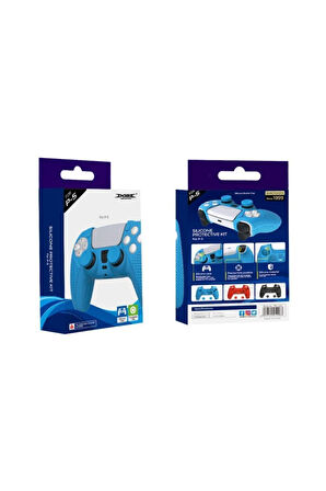 Ps5 Dualsense Kırmızı Silikon Kılıf + Analog Koruyucu