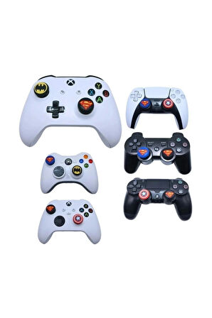 Ps5/ps4/ps3/xbox One/one X/one S/series X/series S 3d Desenli Analog Koruyucu