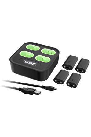 Xbox Series S X Batarya Şarj Dock + 4 Adet Pil Dahil